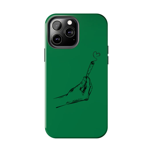 High on Love Phone Case — Green