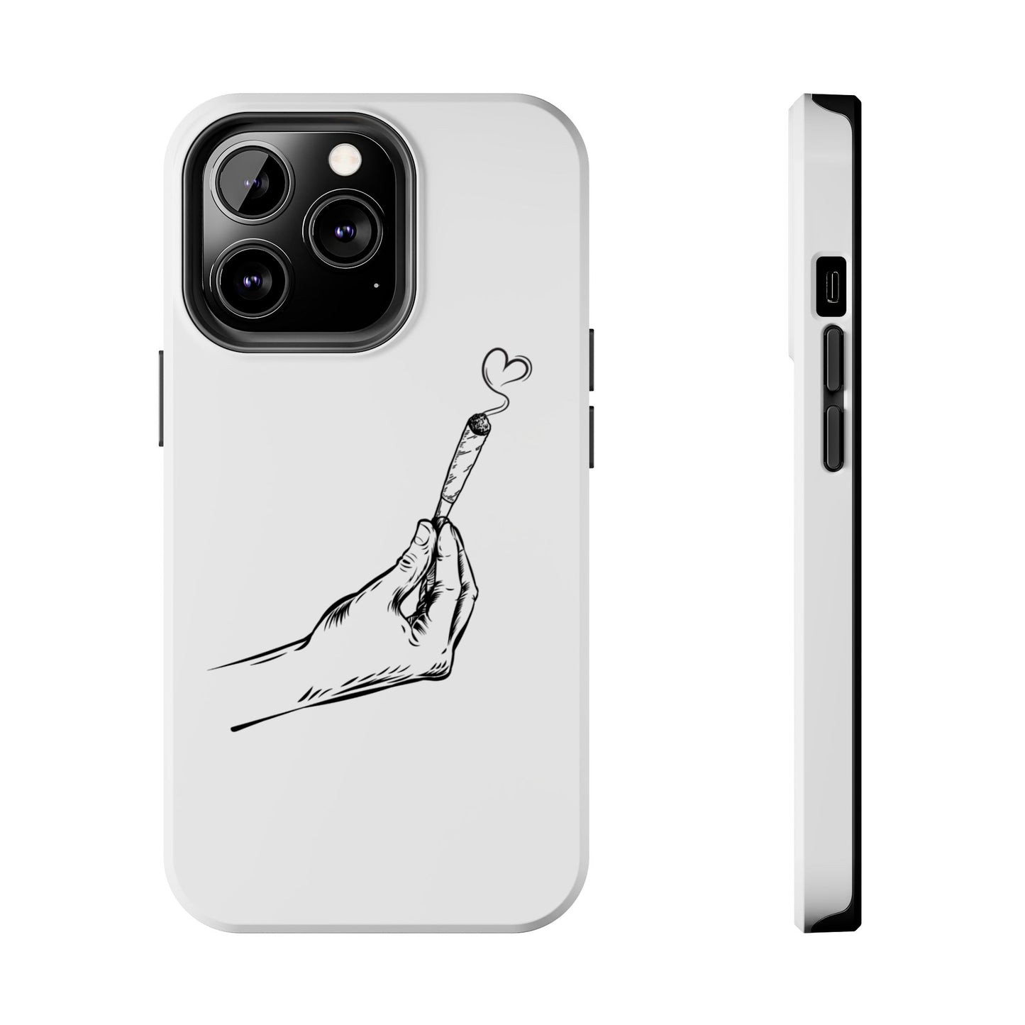 High on Love Phone Case — White