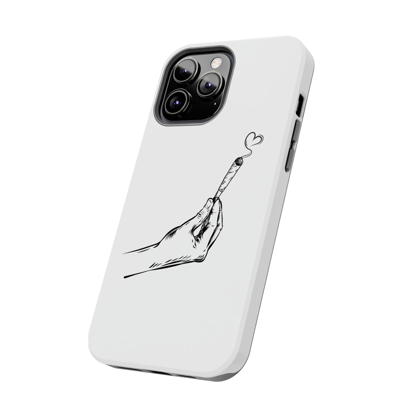 High on Love Phone Case — White